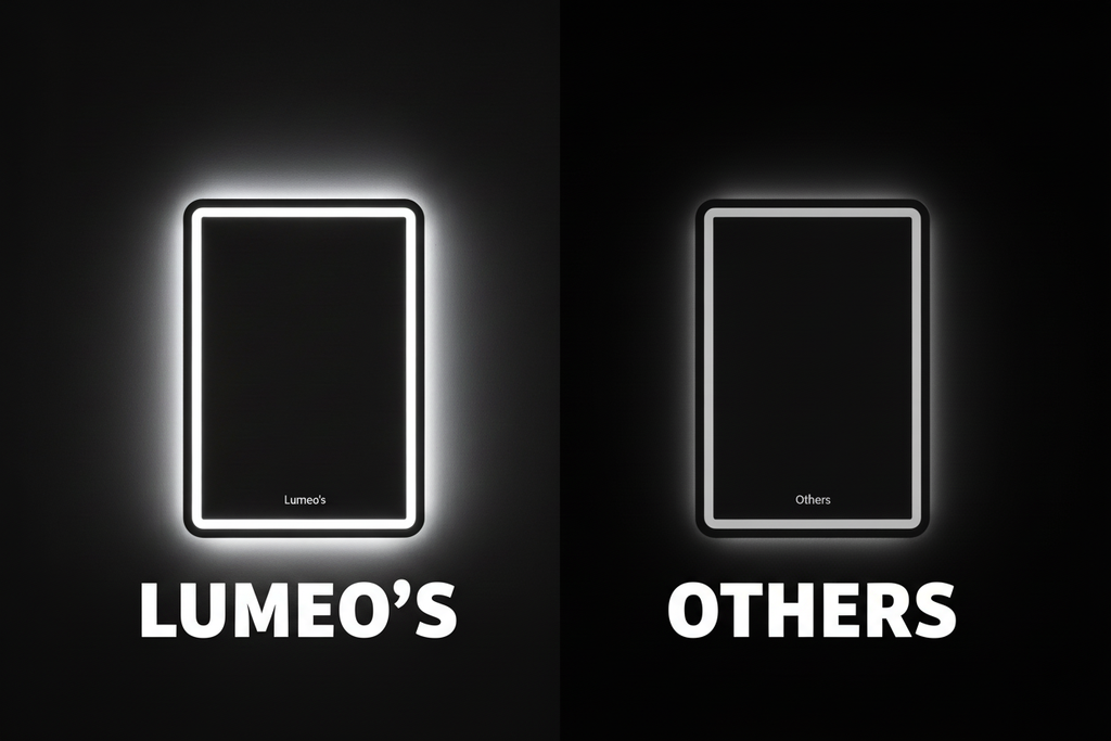 Lumeo LED Mirror Labels Below