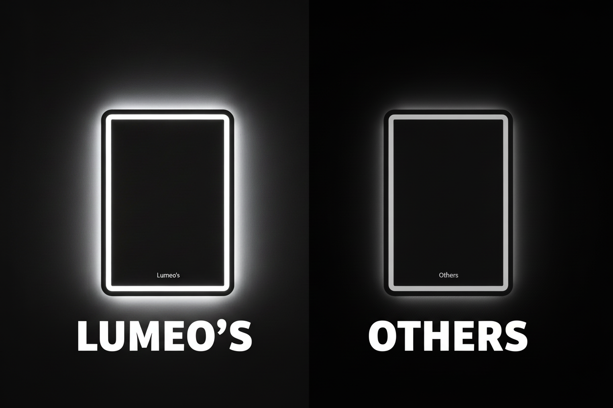 Lumeo LED Mirror Labels Below